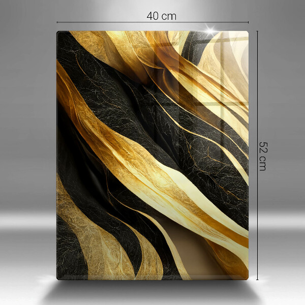 Tabla de cortar de vidrio Abstracción elegante