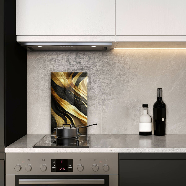 Tabla de cortar de vidrio Abstracción elegante