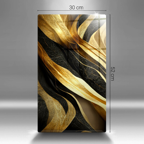 Tabla de cortar de vidrio Abstracción elegante