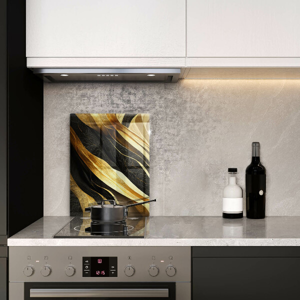 Tabla de cortar de vidrio Abstracción elegante