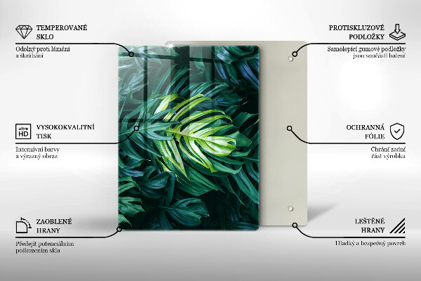 Tabla de cortar de vidrio Fondo moderno