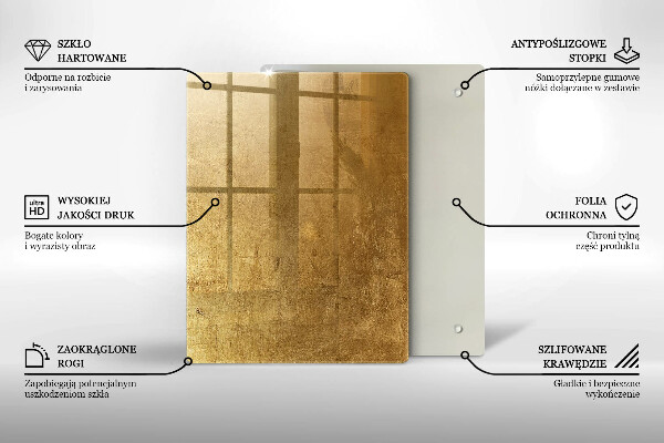 Tabla de cortar de vidrio Peonías pastel