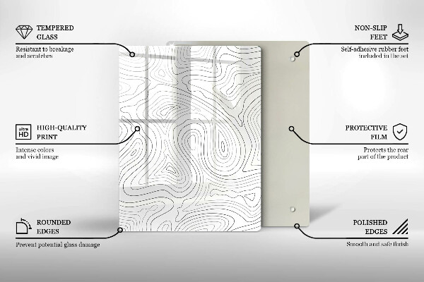 Tabla de cortar de vidrio Corchos de vino viejos