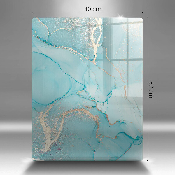 Tabla de cortar de vidrio Abstracción de piedra