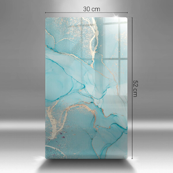 Tabla de cortar de vidrio Abstracción de piedra