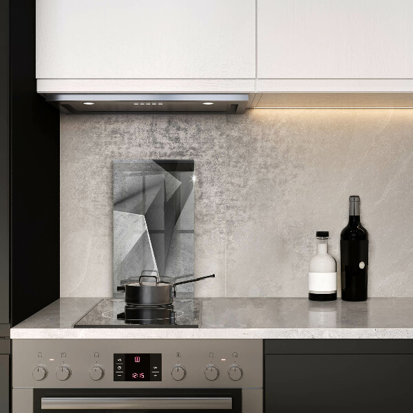 Tabla de cortar de vidrio Abstracción concreta