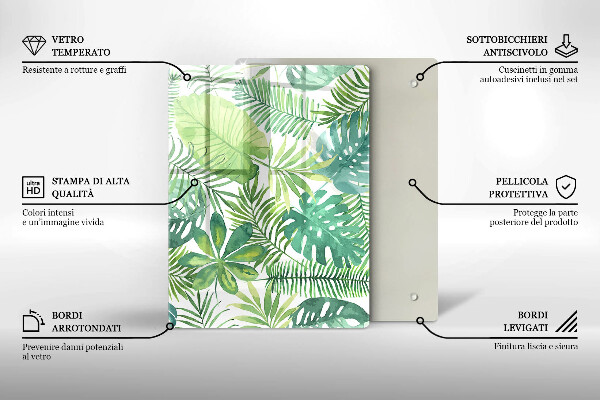 Tabla de cortar de vidrio Orilla de la playa y mar