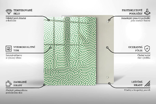 Tabla de cortar de vidrio Bambúes de la naturaleza