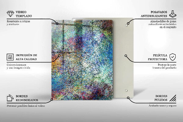 Tabla de cortar de vidrio Viejos tableros vintage