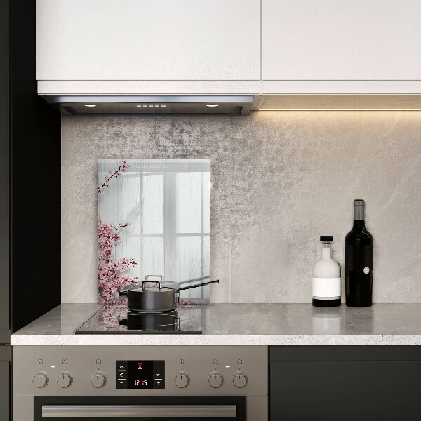 Tabla de cortar de vidrio Flores en las tablas