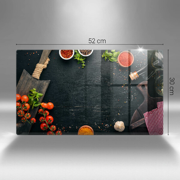 Tabla de cortar de vidrio Tomates cherry