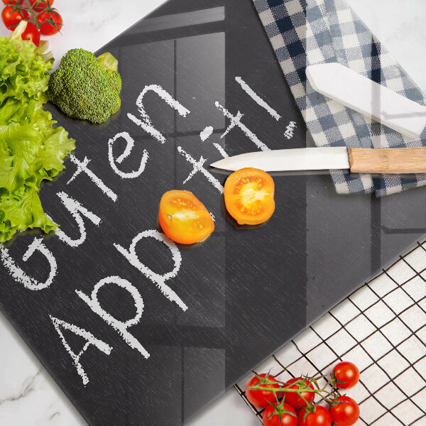 Tabla de cortar de vidrio Guten appetit!