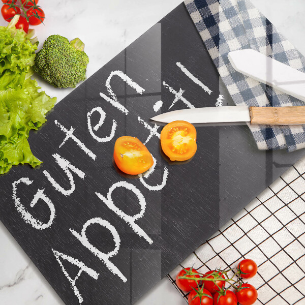 Tabla de cortar de vidrio Guten appetit!