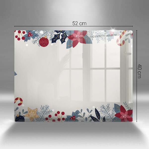 Tabla de cortar de vidrio Decoraciones de navidad