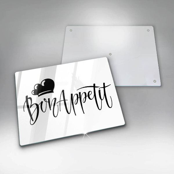 Tabla de cortar de vidrio Bon appetit