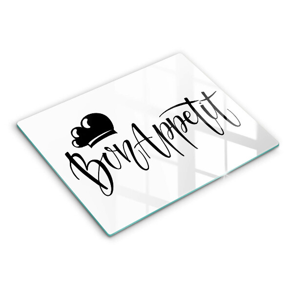 Tabla de cortar de vidrio Bon appetit
