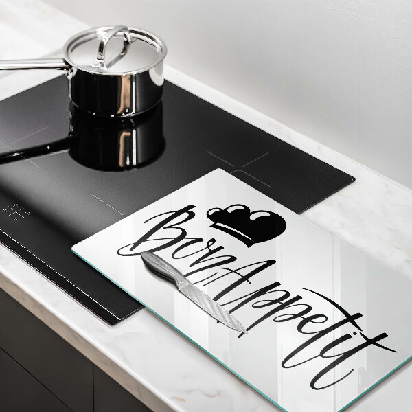 Tabla de cortar de vidrio Bon appetit