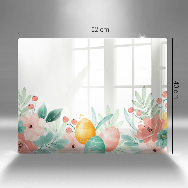 Tabla de cortar de vidrio Huevos de pascua