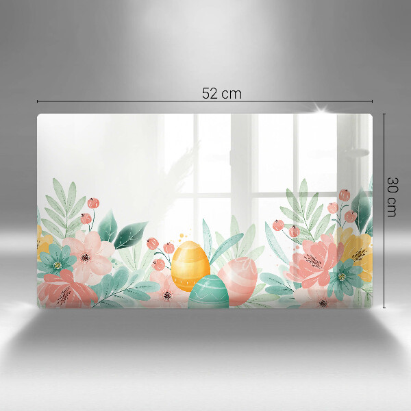 Tabla de cortar de vidrio Huevos de pascua