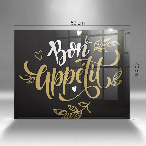 Tabla de cortar de vidrio Bon appetit