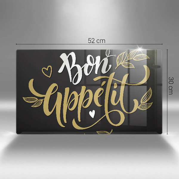 Tabla de cortar de vidrio Bon appetit