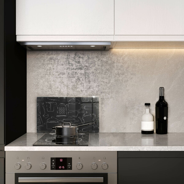 Tabla de cortar de vidrio Accesorios de cocina de dibujos animados