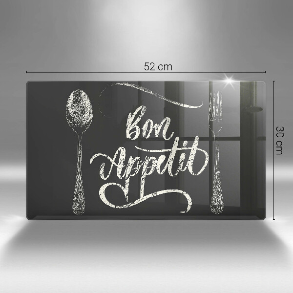 Tabla de cortar de vidrio Bon appetit