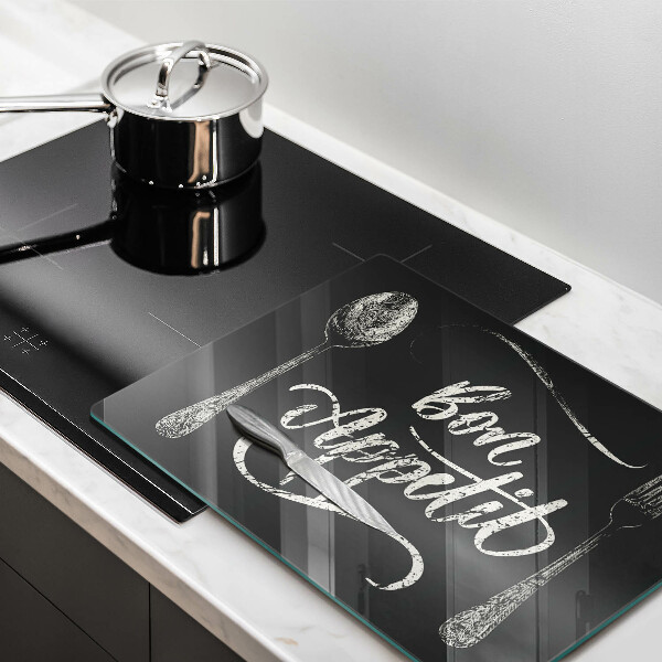 Tabla de cortar de vidrio Bon appetit