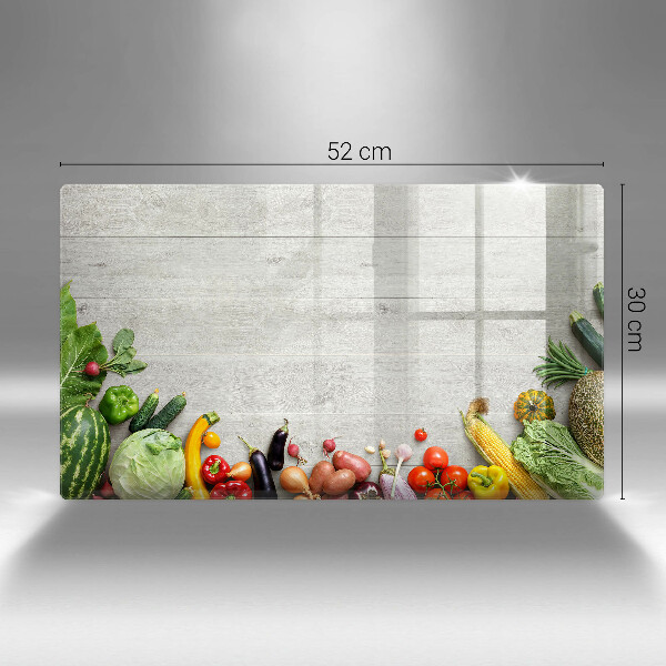 Tabla de cortar de vidrio Verduras en tablas