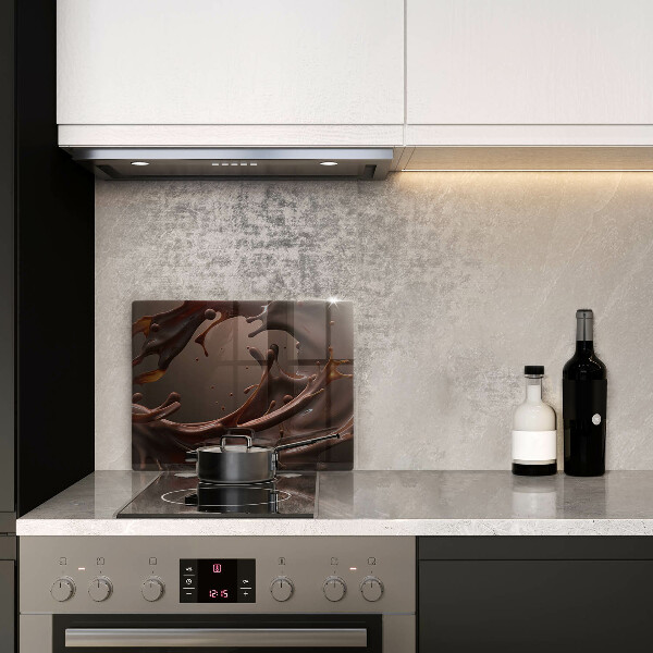 Tabla de cortar de vidrio Chocolate liquido