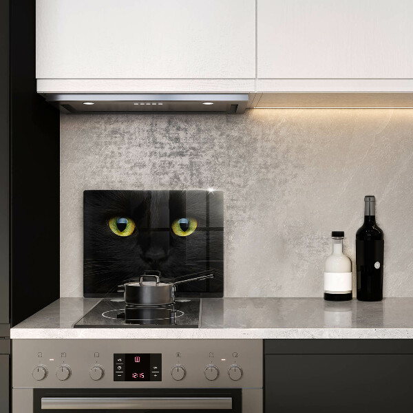 Tabla de cortar de vidrio Ojos de gato animales