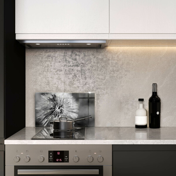 Tabla de cortar de vidrio Un delicado diente de león