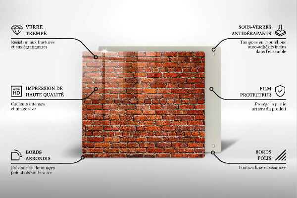 De vidrio templado Muro de pared de ladrillo