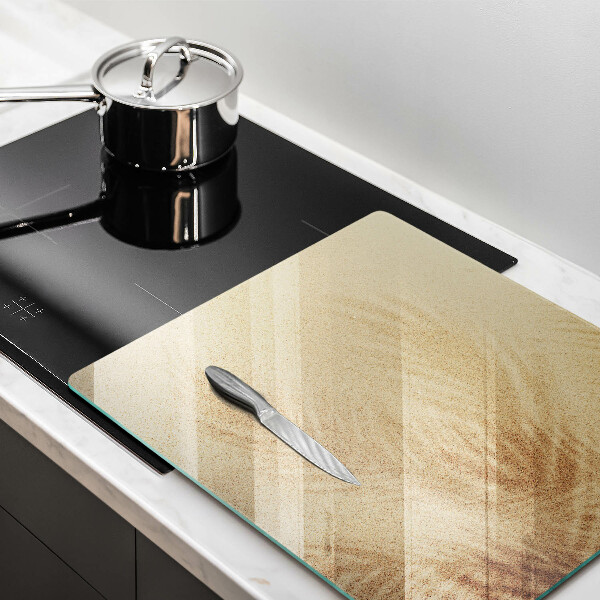 De vidrio templado Vacaciones de arena en la playa