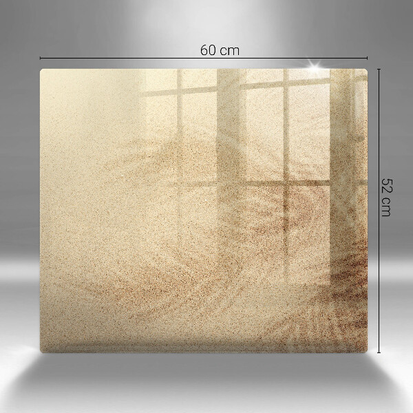 De vidrio templado Vacaciones de arena en la playa