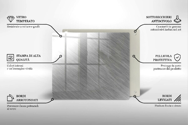 De vidrio templado Fondo de textura metálica