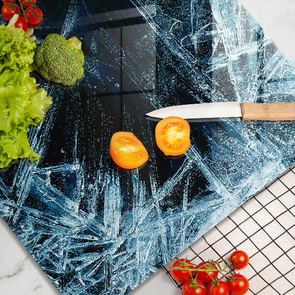 De vidrio templado Estructura del hielo afilado