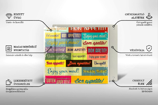 De vidrio templado Subtítulos buen provecho idiomas