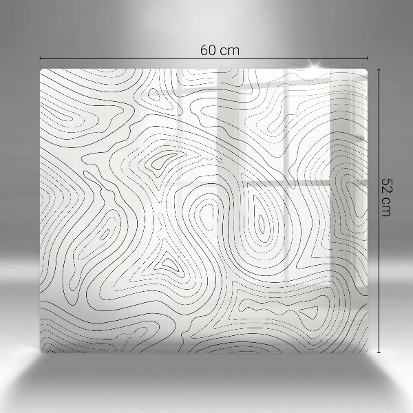 De vidrio templado Formas abstractas