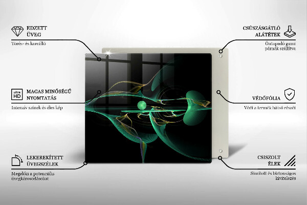 De vidrio templado Abstracción moderna