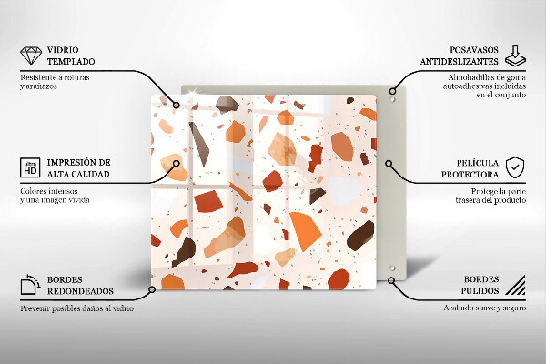 De vidrio templado Gres decorativo