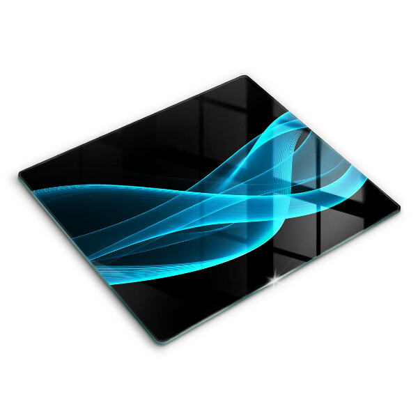 De vidrio templado Abstracción azul