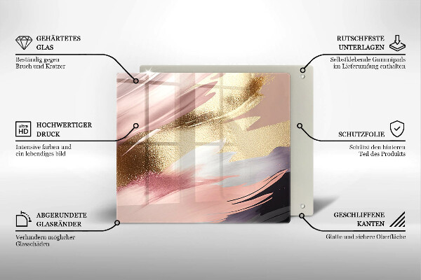 De vidrio templado Manchas pastel