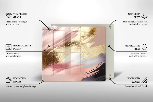 De vidrio templado Manchas pastel