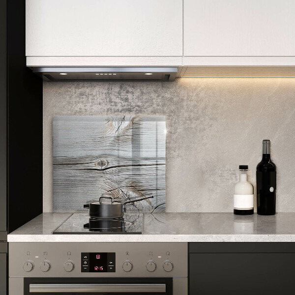 De vidrio templado Estructura de madera brillante