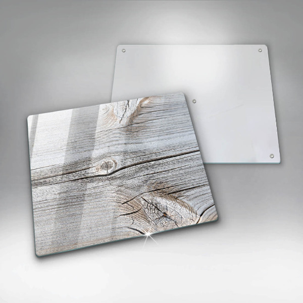 De vidrio templado Estructura de madera brillante