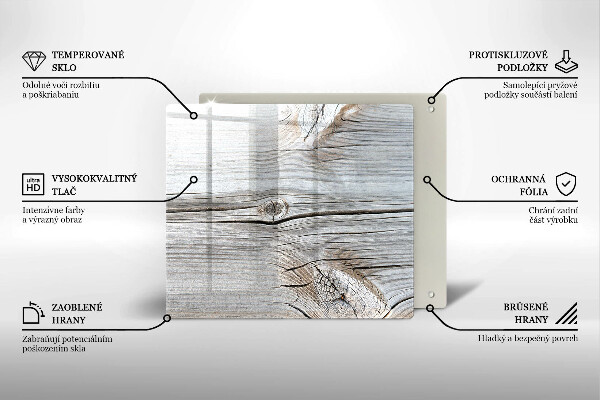 De vidrio templado Estructura de madera brillante