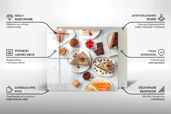 De vidrio templado La dulzura del pastel