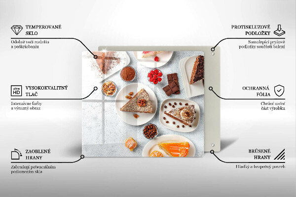 De vidrio templado La dulzura del pastel