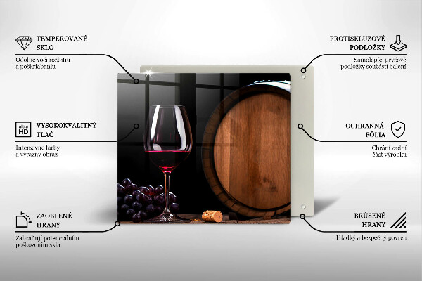 De vidrio templado Copa de vino de barril